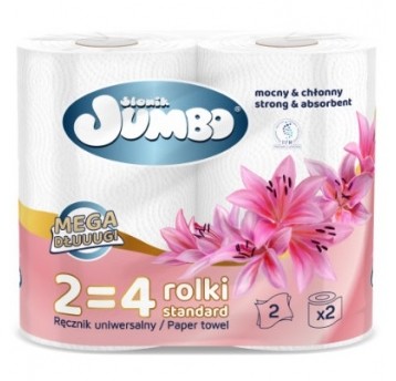 Ręczniki papierowe Jumbo mega długi 2 rolki