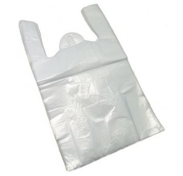 Reklamówki grube białe 25/45cm 100szt.