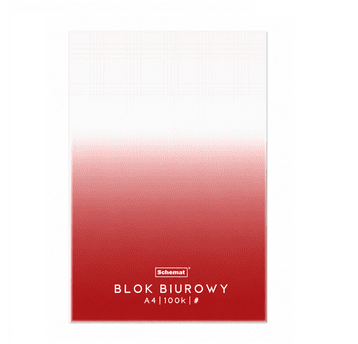Schemat blok biurowy A4 100 kartek