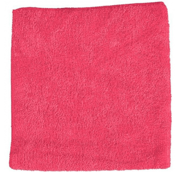 Ścierka frotte mikrofibra czerwona 40/40cm