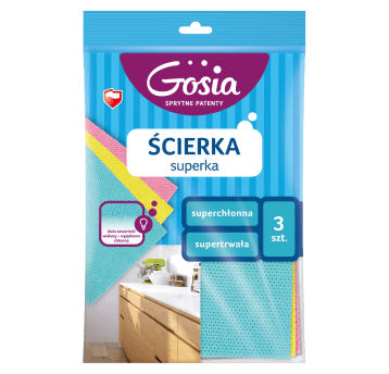 Ścierka Gosia Superka wyjątkowo chłonna 3szt.