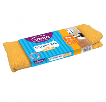 Ścierka Gosia z mikrofibry żółta XXL 50/60cm