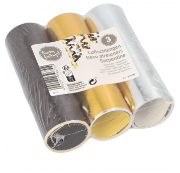 Serpentyny metalic 4m 3szt.