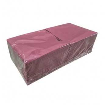 Serwetki dwuwarstwowe bordowe 33/33cm 200szt.