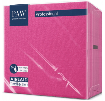 Serwetki flizelinowe fuksja 40/40cm 50szt.