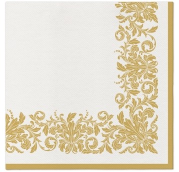 Serwetki flizelinowe Golden Ornament 40/40cm 50szt.