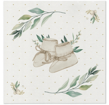 Serwetki flizelinowe Hello Baby 40/40cm 50szt.