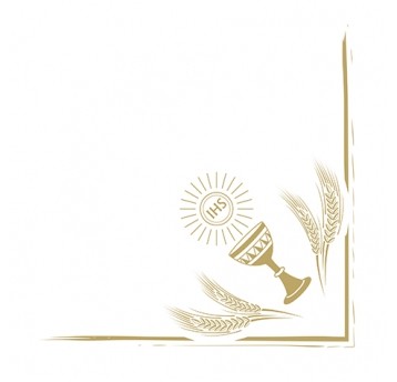 Serwetki flizelinowe My First Communion Gold 40/40cm 50szt.