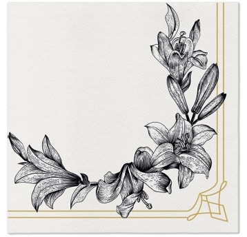 Serwetki flizelinowe Royal Lily 40/40cm 50szt.