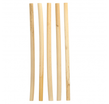 Słomki z trzciny grube 25cm 10mm 50szt.