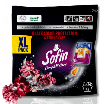 Sofin kapsułki do prania black 42szt