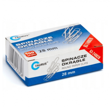 Spinacze biurowe 28mm 100szt.