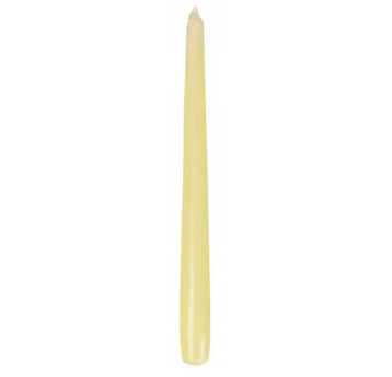 Świeca stożek ecru 24,5cm