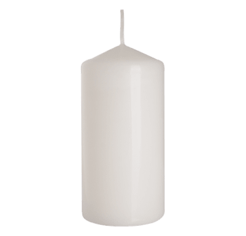 Świeca walec biała 60/120mm