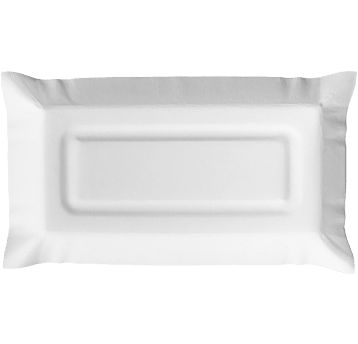 Tacki papierowe białe 14/25cm 100szt.