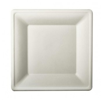 Talerz kwadratowy z trzciny cukrowej 20/20cm 50szt.