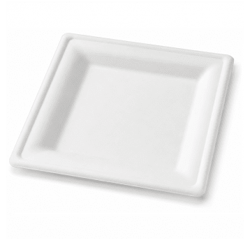 Talerz kwadratowy z trzciny cukrowej 20cm 50szt.