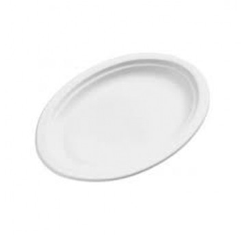 Talerze owalne z trzciny cukrowej 32cm 50szt.