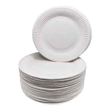 Talerze papierowe białe 15cm 100szt.