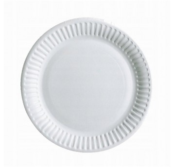 Talerze papierowe białe 18cm 100szt.
