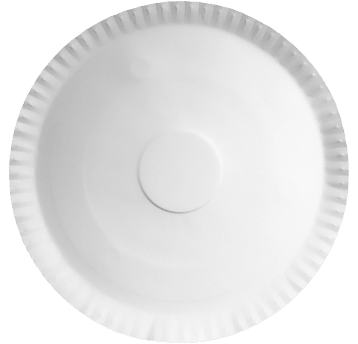 Talerze papierowe białe 42cm 100szt.