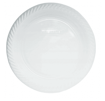 Talerze plastikowe białe wielorazowe 22cm 100szt.