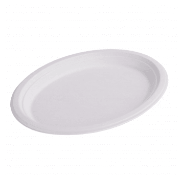 Talerze z trzciny cukrowej owalne 26cm 50szt.