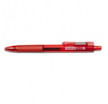 TDA-03 Długopis żelowy automatyczny czerwony 0,7mm