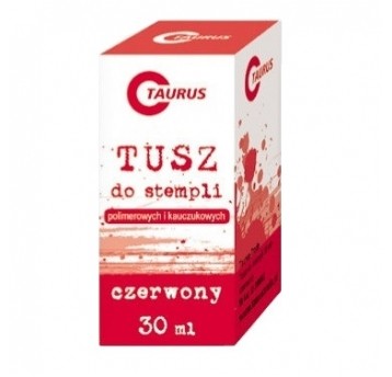 Tusz do stempli czerwony 30ml