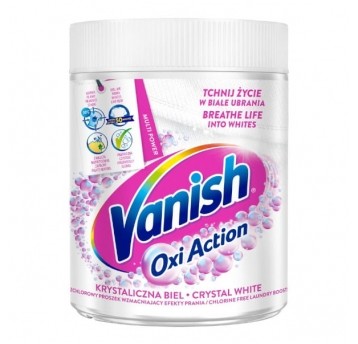 Vanish Oxi Action odplamiacz w proszku do białego 470g