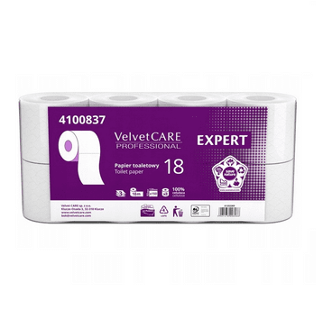 Velvet Expert papier toaletowy 3 warstwowy 8 rolek
