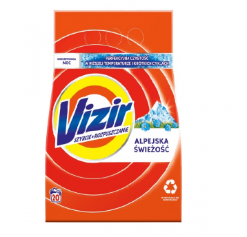 Vizir proszek do prania Alpejska Świeżość 1,1kg