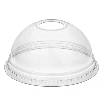 Wieczka wypukłe PET z dziurką ⌀95mm 50szt.