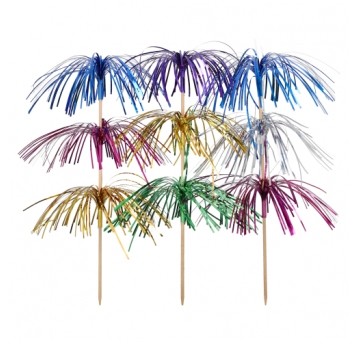 Wykałaczki drewniane Fajerwerki 18cm 100szt.