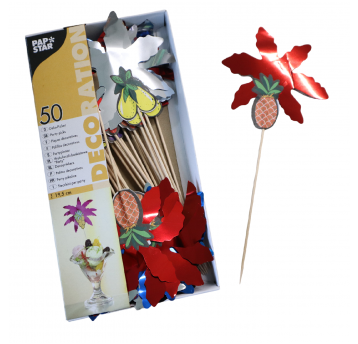 Wykałaczki drewniane Palmy 19,5cm 50szt.