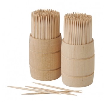 Wykałaczki w drewnianej beczce 2x400szt.