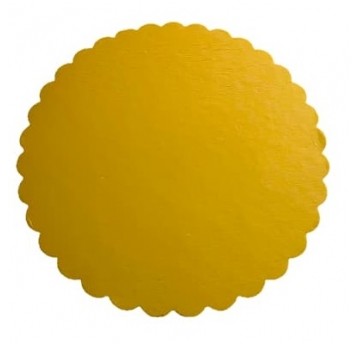Złoto-czarny krążek karbowany 28cm 2000g 1szt.