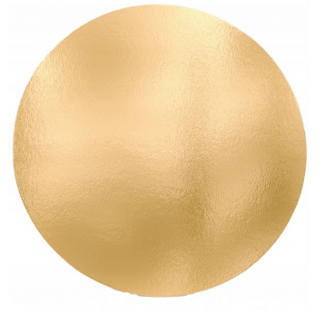 Złoty krążek gładki 28cm 1100g 1szt.
