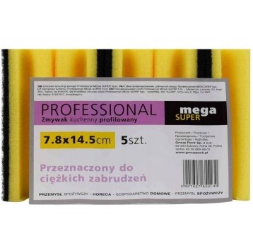 Zmywaki kuchenne Mega Super Professional 5 szt.