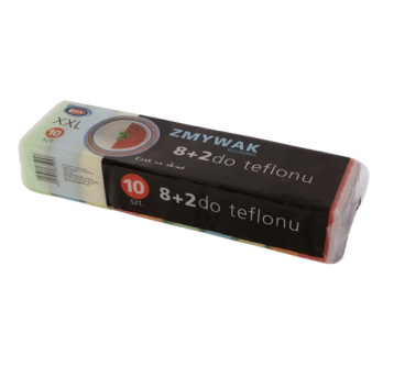 Zmywaki kuchenne XXL 8+2 do teflonu 10szt.
